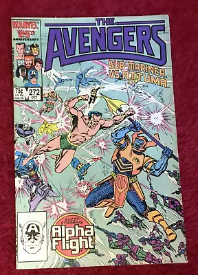Buy Free P & P; Avengers #272, Oct 1986:  Assault On Atlantis!  • 4.99£