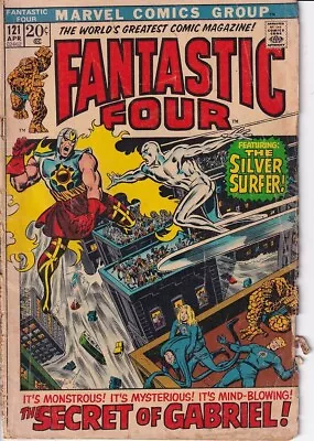 Buy 43358: Marvel Comics FANTASTIC FOUR #121 G Grade • 6.39£
