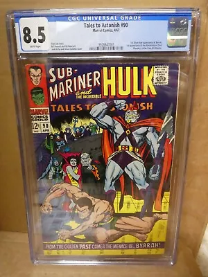 Buy Marvel Comics Tales To Astonish 90 1st Appearance Abomination CGC 8.5 • 659.99£