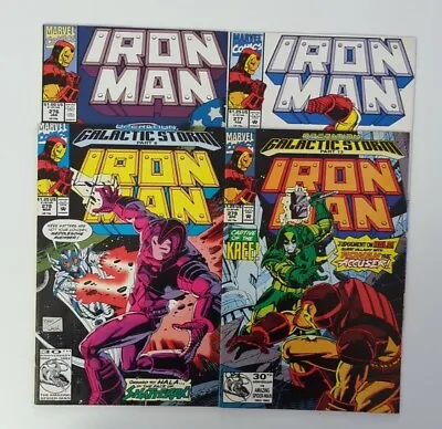 Buy Lot Of 4 1992 Marvel Iron Man Comics #276-279  VF/NM 🔑 • 9.09£