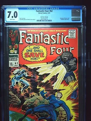 Buy Fantastic Four 62 CGC 7.0 Blastaar • 175£