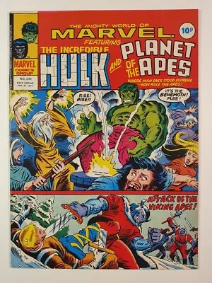 Buy Mighty World Of Marvel Hulk#239 Captain Britain Jubilee Year 1977 Like New Vfnm • 14£