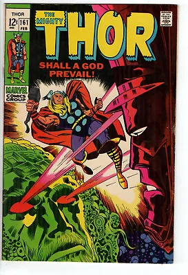 Buy Thor #161 (1969) - Grade 7.5 - Thor Fights Off Galactus From Ego Living Planet! • 112.60£