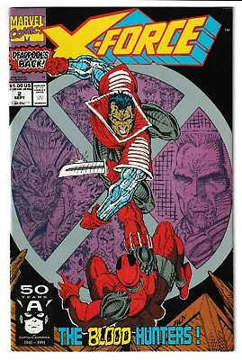 Buy X-Force #2 - Marvel 1991 - Cover By Rob Liefeld [Ft Deadpool 2nd Appearance] • 14.99£
