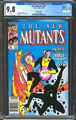 Buy New Mutants #35 - Cgc 9.8 - Wp - Nm/mt - Canadian Price Variant Cpv Newsstand • 157.66£