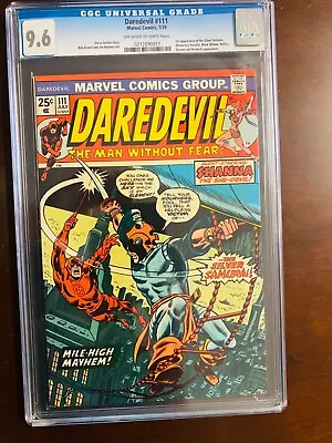 Buy Daredevil #111 CGC 9.6 1st Appearance Of The Silver Samurai, Key 🔑 Marvel! • 415.07£