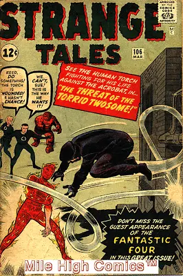 Buy STRANGE TALES (1951 Series) (#1-85 ATLAS, #86-188 MARVEL) #106 Very Good Comics • 246.11£