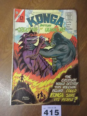 Buy Vol. 1 No. 23 KONGA - November 1965 Charlton Comics / Herman Cohen Film - FINE • 4.95£