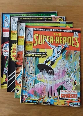 Buy Marvel Comics Super-Heroes #11 #12 #13 #14 Original 1975 • 1.95£