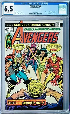 Buy Avengers #133 CGC 6.5 (Mar 1975, Marvel) Vision Mantis Origin, Agatha Harkness • 39.18£