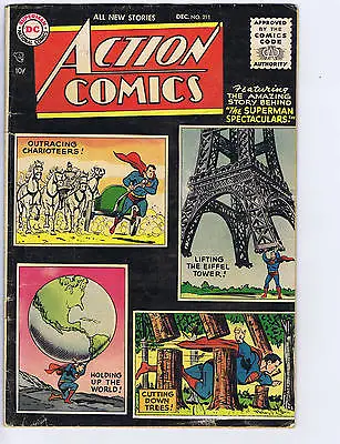 Buy Action Comics #211 DC Pub 1955 • 95.32£
