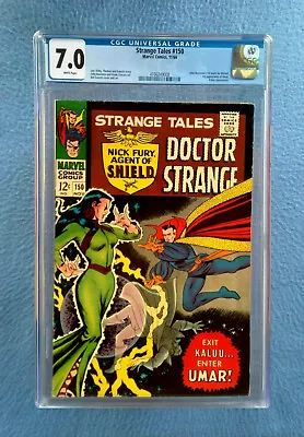 Buy Strange Tales #150 Cgc 7.0 White Pages 1st Umar Appearance Marvel Comics • 103.93£