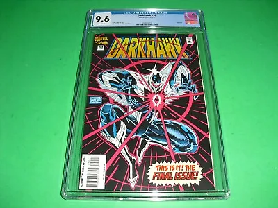 Buy Darkhawk #50 CGC 9.6 W/ WHITE PAGES From 1995! Marvel Rare Last Issue C83 • 87.22£