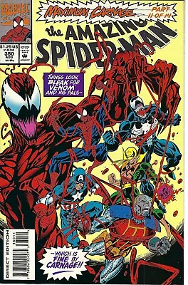Buy Amazing Spider-Man #380 (FN | 1993) - Carnage Appearance • 2.77£