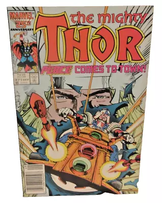 Buy *Thor # 371 (1986) First Justice Peace Appearance Newsstand Variant • 15.70£