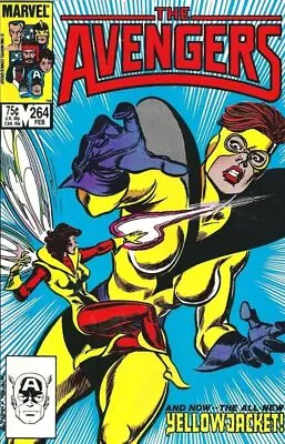 Buy Avengers (1963) # 264 (7.0-FVF) 1st Rita DeMara (New) Yellowjacket 1986 • 6.30£