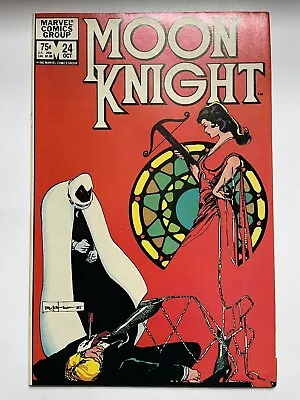 Buy MOON KNIGHT # 24 MARVEL COMICS 1982 STAINED GLASS SCARLET 2nd APPEARANCE • 15.77£
