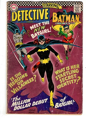 Buy Detective Comics #359 (1967) - Grade 3.5 - 1st App Batgirl Barbara Gordon! • 394.96£