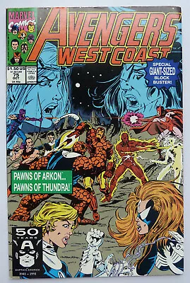 Buy The West Coast Avengers #75 - Marvel Comics October 1991 F/VF 7.0 • 4.45£