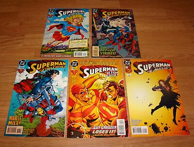 Buy DC Comics, SUPERMAN Action Comics #706 #707 #708 #709 #710 (NM) 1995 • 13.04£