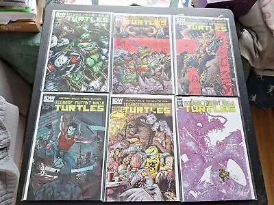 Buy Teenage Mutant Ninja Turtles 48 49 50 52 53 54 IDW 6 Comic Lot  • 5£