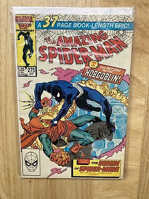Buy Amazing Spider-man #275_april 1986_vf/nm_hobgoblin_double-sized Issue_marvel! • 11.99£