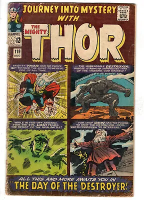 Buy Journey Into Mystery #119 (1965) - Grade 3.0 - 1st Appearance Of Warriors Three! • 47.44£
