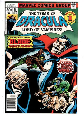 Buy Tomb Of Dracula #58 (1977) - Grade 9.0 - Blade Appearance - Gene Colan Art! • 47.30£
