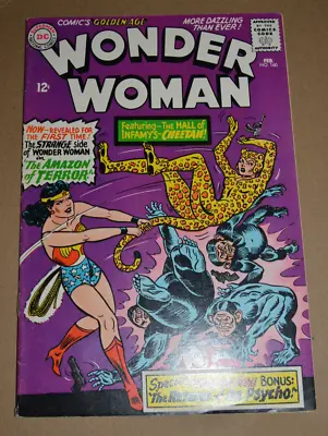 Buy Wonder Woman #160 1st Silver Age Cheetah Raw Dc Comics 1966 Higher Grade Key • 94.87£