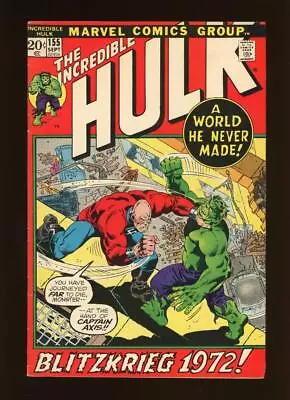 Buy Incredible Hulk 155 FN+ 6.5 High Definition Scans * • 17.37£