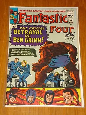Buy Fantastic Four #41 Marvel Comic Aug 1965 Vf (8.0) * • 69.99£