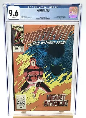 Buy Daredevil (vol.1) #254 CGC 9.6 WP Copper Age 1988! 1st Appearance Blackheart 🔑 • 103.93£