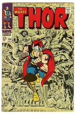 Buy Thor #154 5.5 // Jack Kirby & Vince Colletta Cover Marvel Comics 1968 • 61.67£