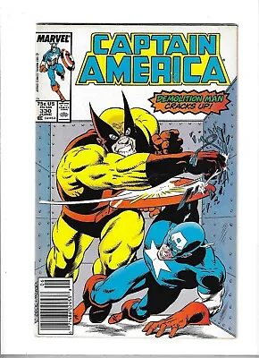 Buy Captain America #330 Newsstand Edition 1st Appearance Night-Shift Marvel 1987 VF • 9.58£