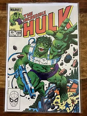 Buy Incredible Hulk 289. 1983. Features M.O.D.O.K. Key Bronze Age Issue. VFN • 2.99£
