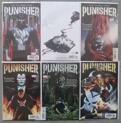 Buy Punisher #1-6 Set..aaron/saiz..marvel 2022 1st Print..vfn+..2,3,4,5..daredevil • 34.99£