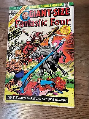 Buy Giant-Size Fantastic Four #3 - Marvel Comics - 1974 • 7.96£