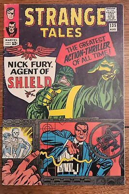 Buy Strange Tales #135 Marvel Comics 1965 - 1ST NICK FURY & Hydra! Lee/Kirby - FN • 118.54£