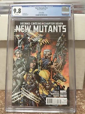 Buy CGC 9.8 New Mutants #13 Finch Variant Wolverine Second Coming • 237.17£