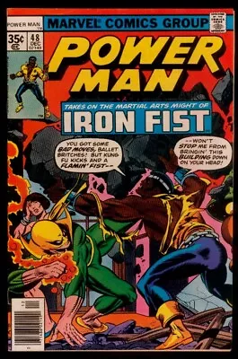 Buy Marvel Comics POWER MAN #48 1st Iron Fist Team VFN 8.0 • 23.86£
