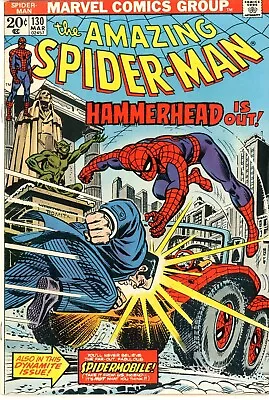 Buy Amazing Spider-Man   # 130   VERY FINE NEAR MINT   March 1974  1st Spidermobile • 67.20£