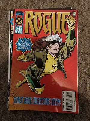 Buy ROGUE #1-4 FULL SET Marvel Comics 1995 Ltd Series Foil Covers X-Men MCU Deadpool • 12£
