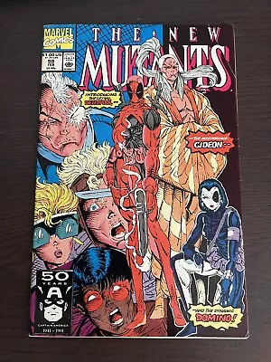 Buy New Mutants #98 Marvel 1st Print First Deadpool Appearance A • 295£