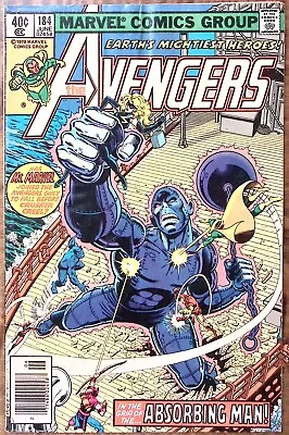 Buy 1979 The Avengers #184 June Death On The Hudson!  Marvel Comics  Z3951 • 9.04£