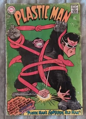 Buy Plastic Man 7 1967 1st Appearance Origin Golden Age Character Silver Age • 9.82£