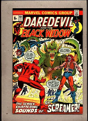 Buy Daredevil & The Black Widow #101_july 1973_very Fine_the Screamer_bronze Age Uk! • 0.99£