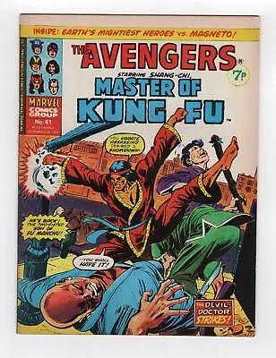 Buy 1974 Marvel Giant-size Master Of Kung Fu #2 & Avengers #47 1st Dane Whitman Uk • 51.96£