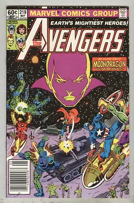 Buy Avengers #219 May 1982 NM Moon Dragon • 4.75£