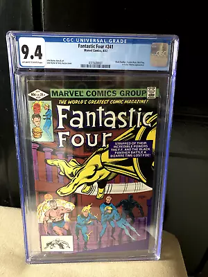 Buy 🔑💎🔥 Marvel Fantastic Four #241, 4/82, CGC 9.4 John Byrne Story Comic🔥🔑💎 • 25.10£