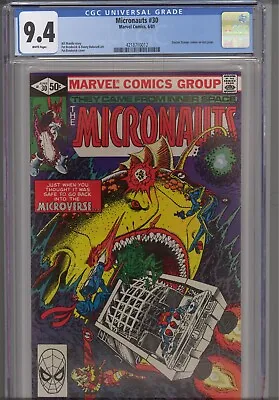 Buy MIcronauts #30 CGC 9.4 1981 Marvel Comics Doctor Strange Cameo Last Page • 39.18£